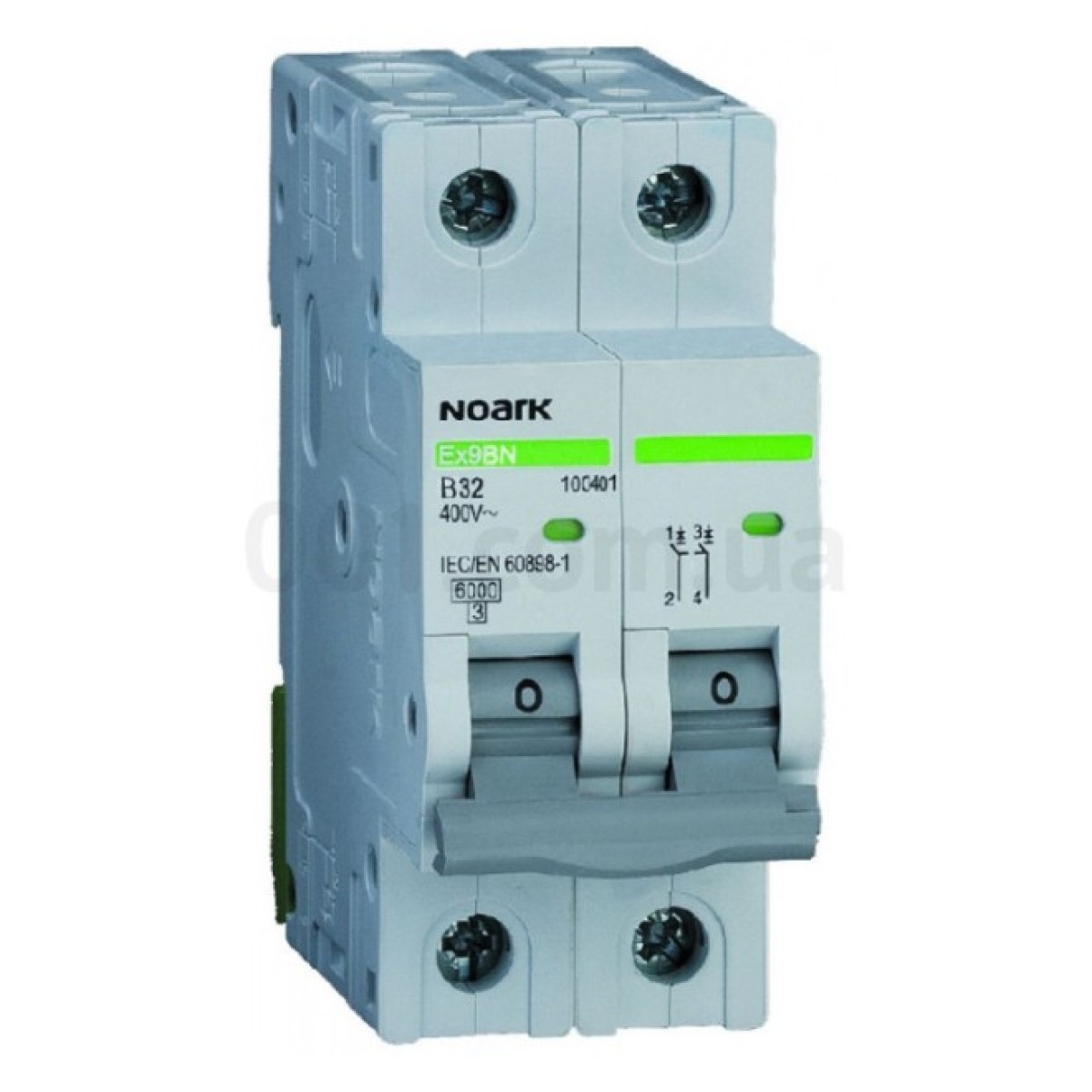 Модульний автоматичний вимикач Ex9BN 6kA хар-ка D 25A 2P, NOARK 256_256.jpg