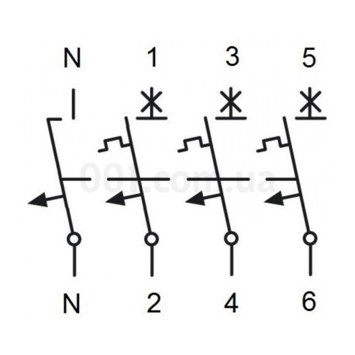 Модульний автоматичний вимикач AMPARO 3P+N 63А 6кА х-ка C, Schrack Technik 98_98.jpg - фото 8