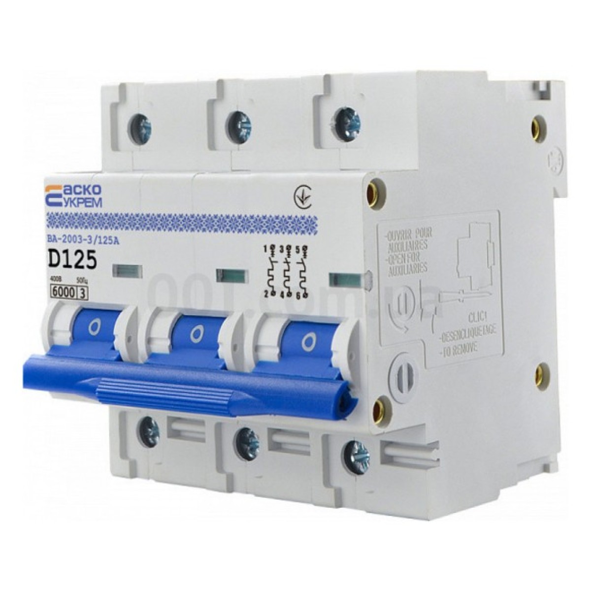 Автоматичний вимикач ВА-2003/D 3P 125А характеристика D, АСКО-УКРЕМ 98_98.jpg - фото 8
