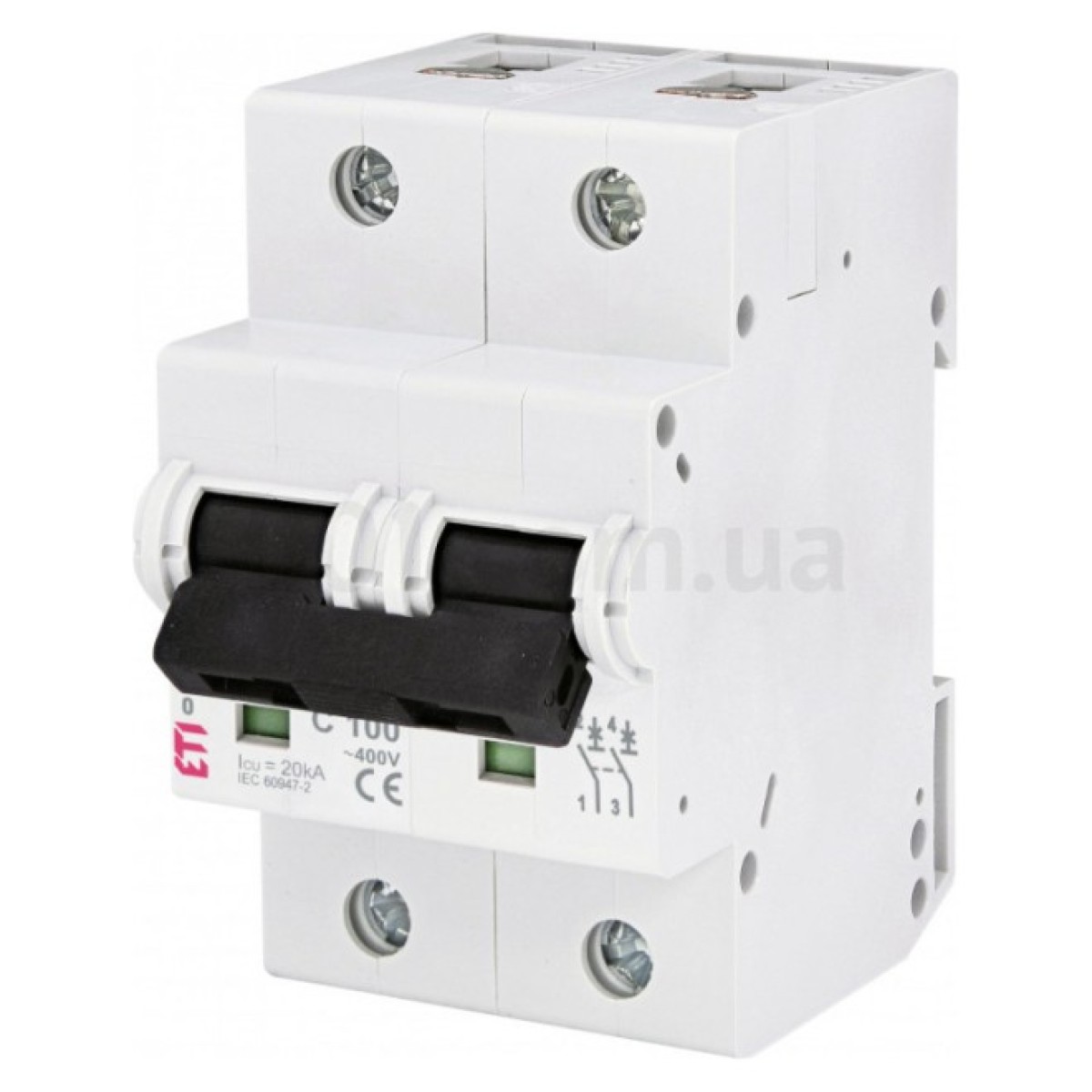 Автоматичний вимикач ETIMAT 10 (20кА) 2P 100 А хар-ка C, ETI 256_256.jpg