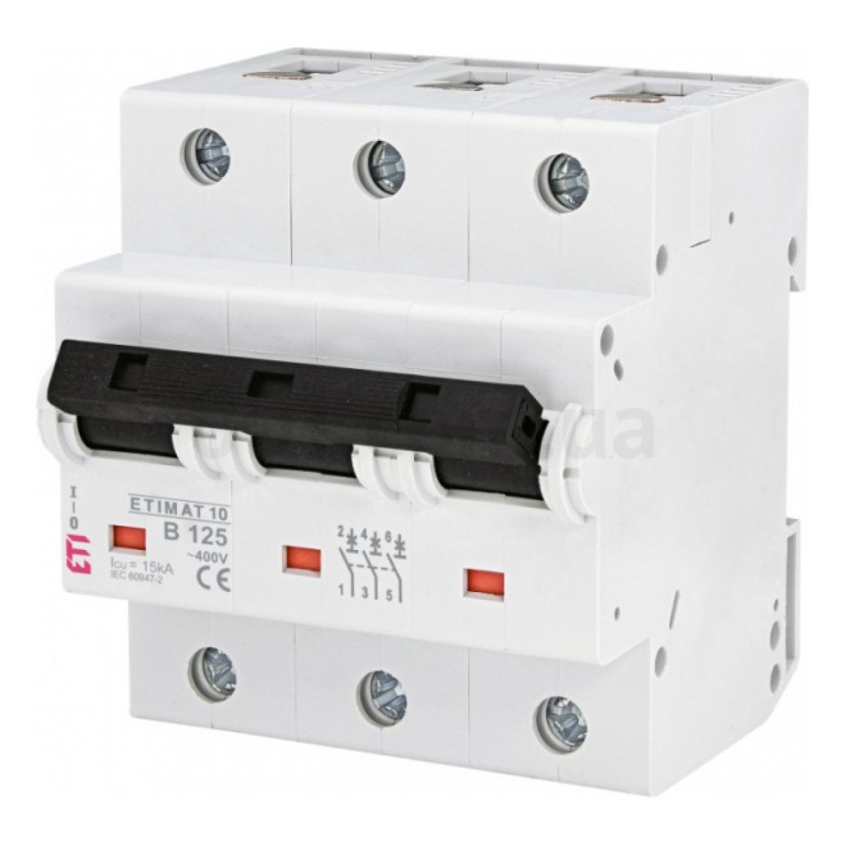 Автоматичний вимикач ETIMAT 10 (15кА) 3P 125А хар-ка B, ETI 98_98.jpg - фото 1