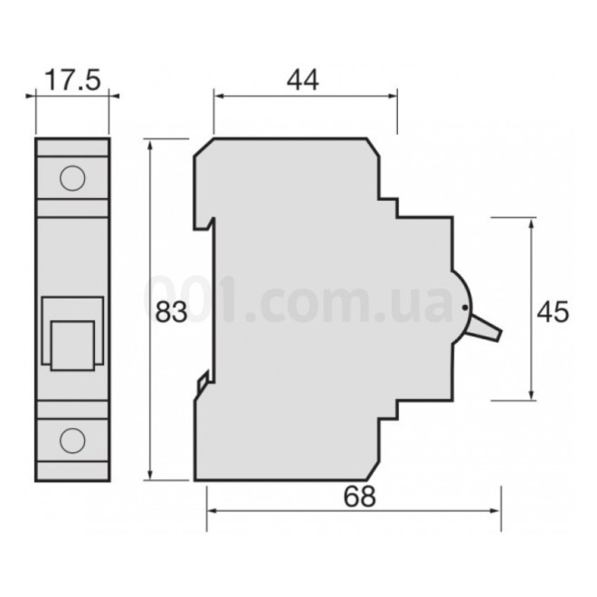 Автоматический выключатель NCN320 3P 10kA C-20A 3M, Hager 98_98.jpg - фото 2