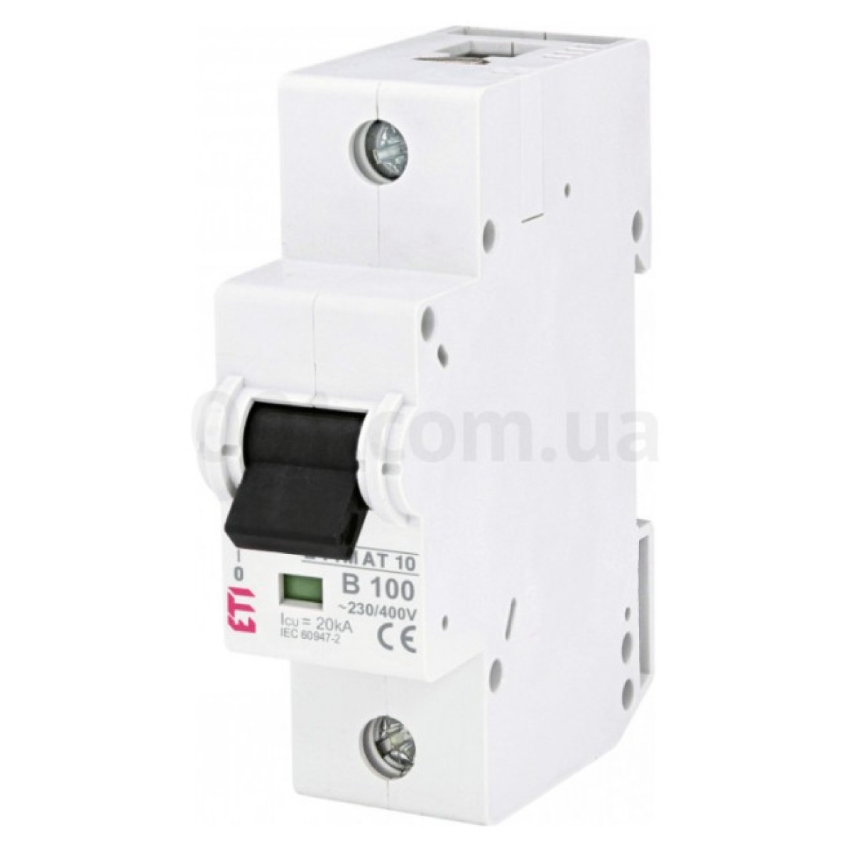 Автоматичний вимикач ETIMAT 10 (20кA) 1P 100А хар-ка B, ETI 98_98.jpg - фото 1