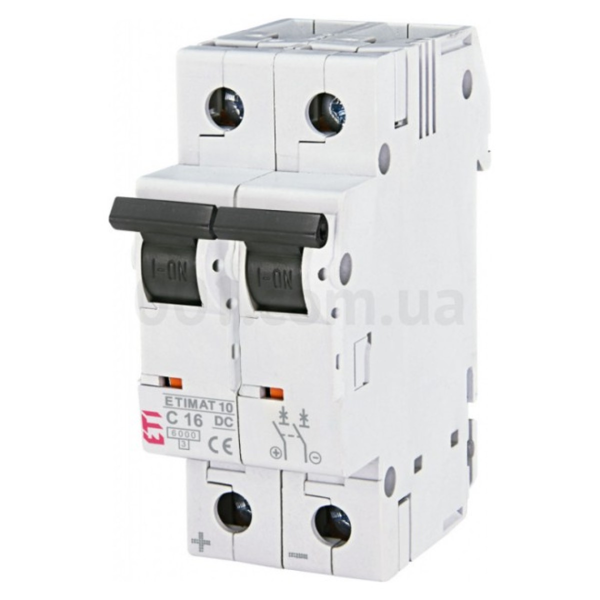 Автоматичний вимикач ETIMAT 10 DC (6кА) 2P 16 А хар-ка C, ETI 256_256.jpg