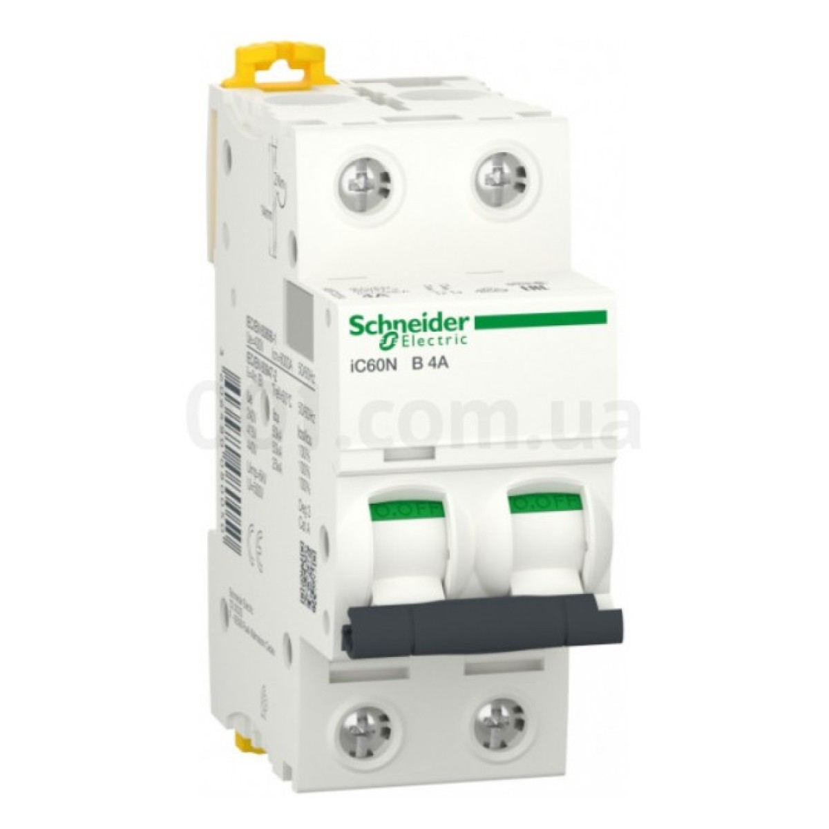 Автоматичний вимикач iC60N 2P 4 А хар-ка B, Schneider Electric 98_98.jpg - фото 1