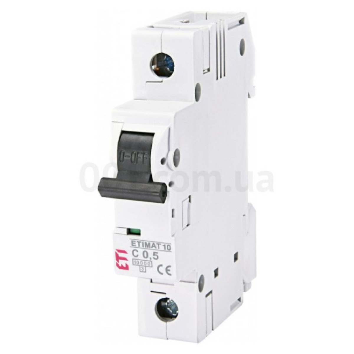 Автоматичний вимикач ETIMAT 10 (10кА) 1P 0,5 А хар-ка C, ETI 98_98.jpg - фото 1