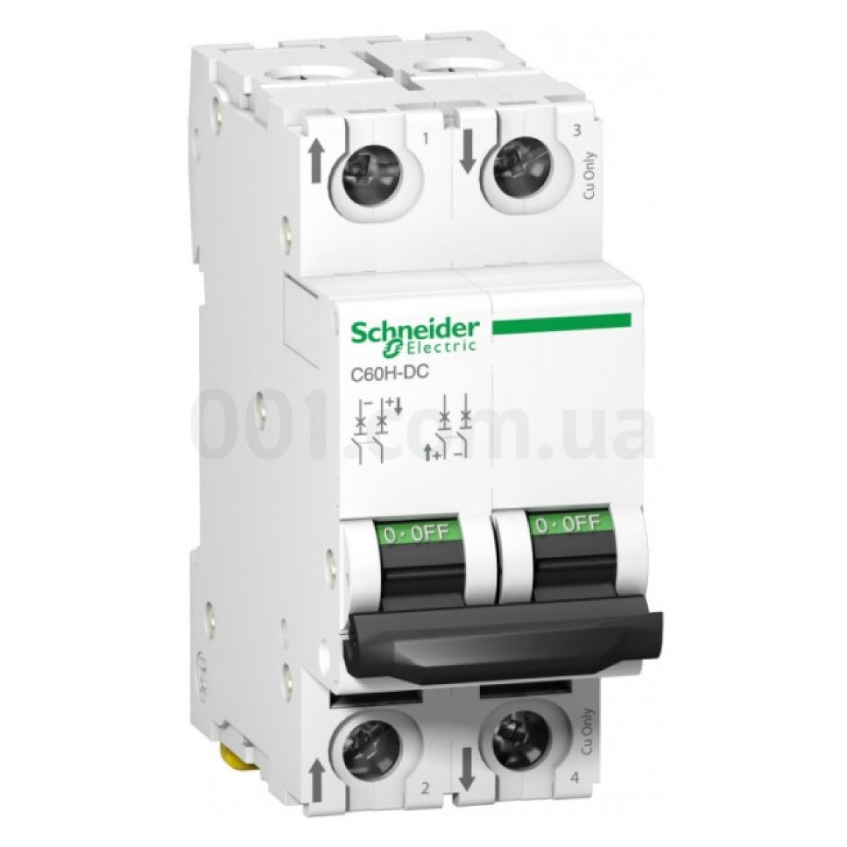 Автоматичний вимикач C60H-DC =500В 3А 2Р хар-ка C, Schneider Electric 256_256.jpg