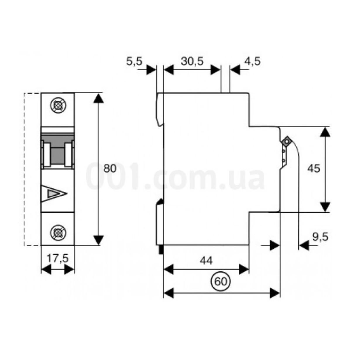 Автоматический выключатель PL7-C4/1-DC 1P 4А х-ка C 10кА, Eaton (Moeller) 98_98.jpg - фото 2