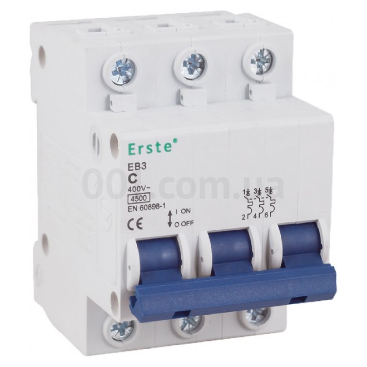 Автоматический выключатель EB3 3P 16А тип C 4,5кА, Erste Electric 98_98.jpg - фото 1