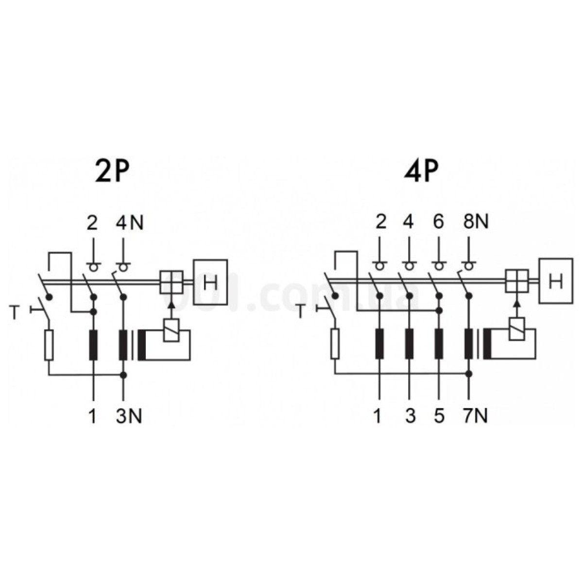 Устройство защитного отключения (УЗО) 6кА/30мА 4P 63А тип AC, Schrack Technik 98_98.jpg - фото 2