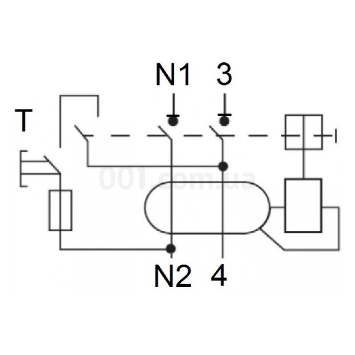 Устройство защитного отключения (УЗО) AMPARO 10кА/30мА 2P 40А тип AC, Schrack Technik 98_98.jpg - фото 3