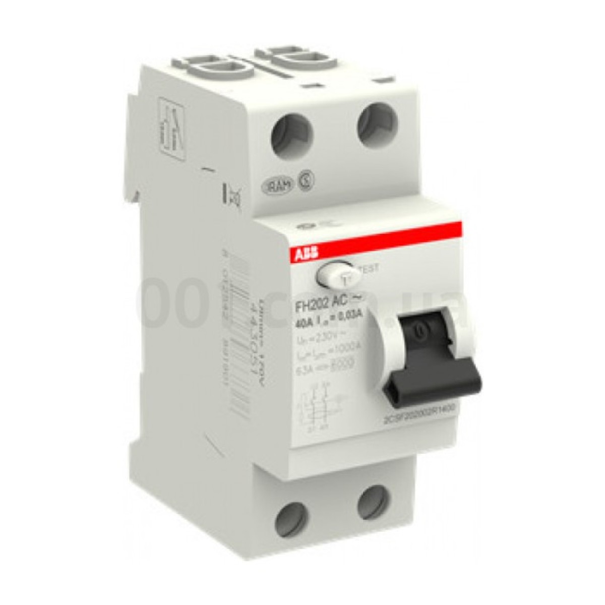 Диференційний вимикач (ПЗВ) FH202AC-40/0,03 40А 2Р 30mA тип AC, ABB 98_98.jpg - фото 4