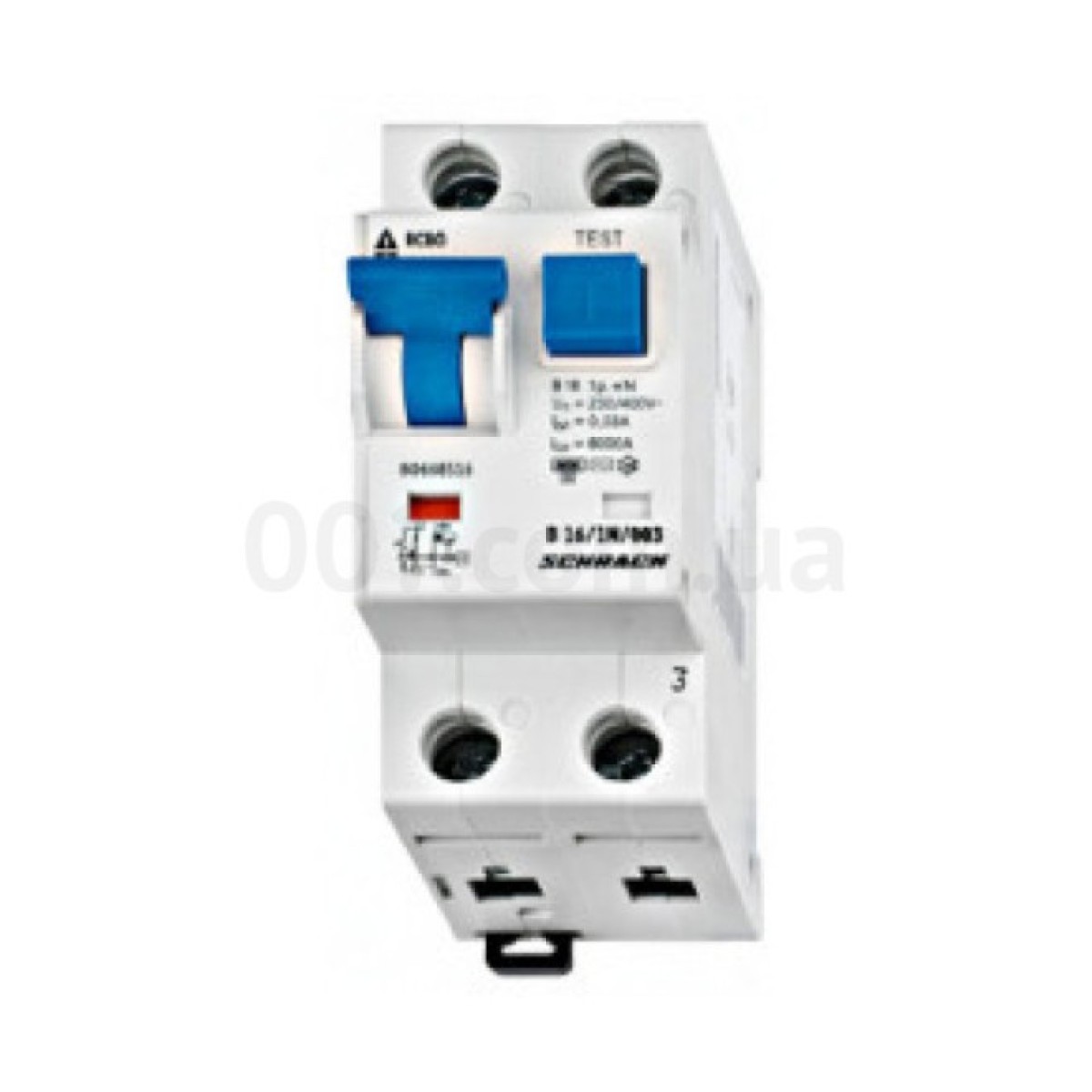 Автоматичний вимикач диференційного струму 6кА/30мА 1P+N 16A х-ка B тип АС, Schrack Technik 256_256.jpg