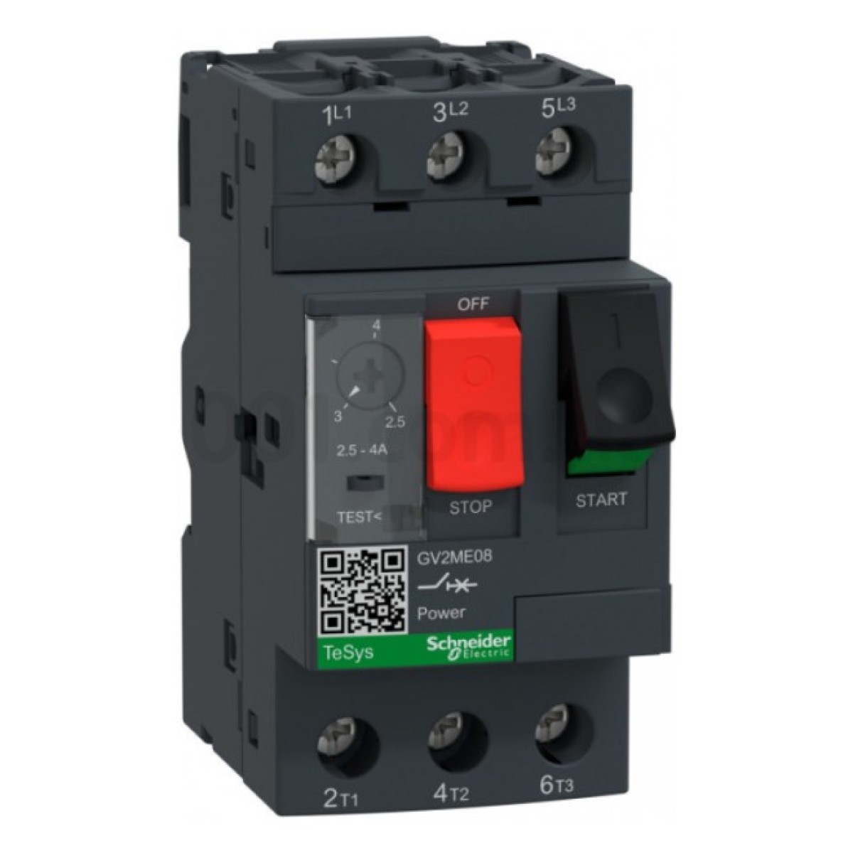 Автоматичний вимикач захисту двигуна TeSys GV2 2,5-4А, Schneider Electric 256_256.jpg
