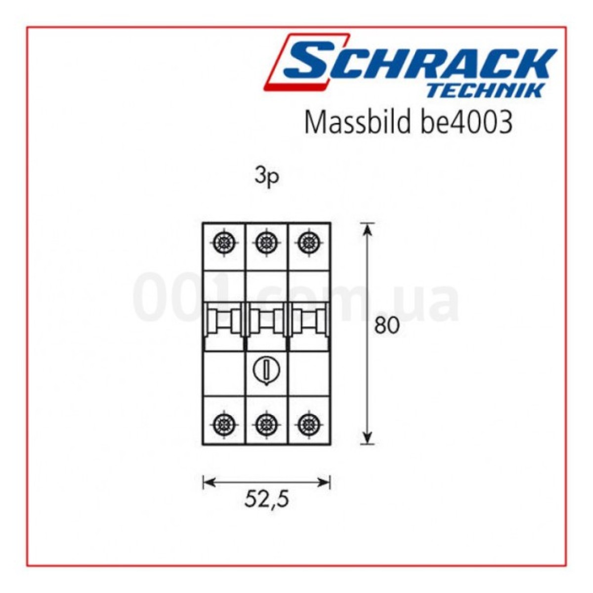 Автоматический выключатель защиты двигателя (АВЗД) 25-40А MP (BE4), Schrack Technik 98_98.jpg - фото 2