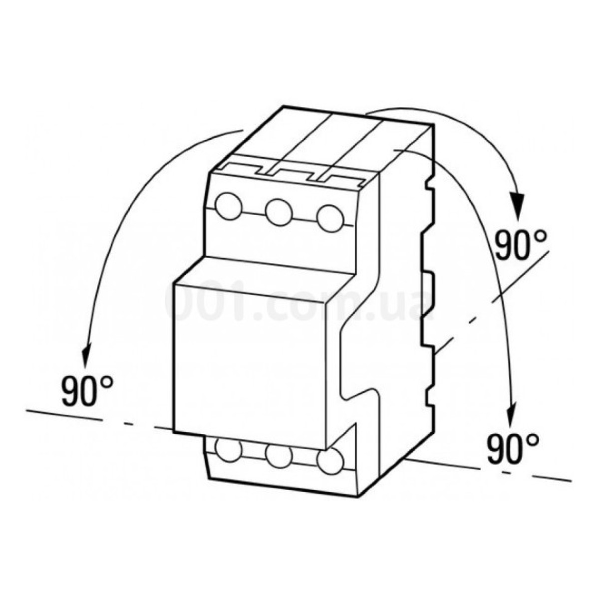 Автоматический выключатель защиты двигателя PKZM01-6,3 Ir=4...6,3А, Eaton (Moeller) 98_98.jpg - фото 3