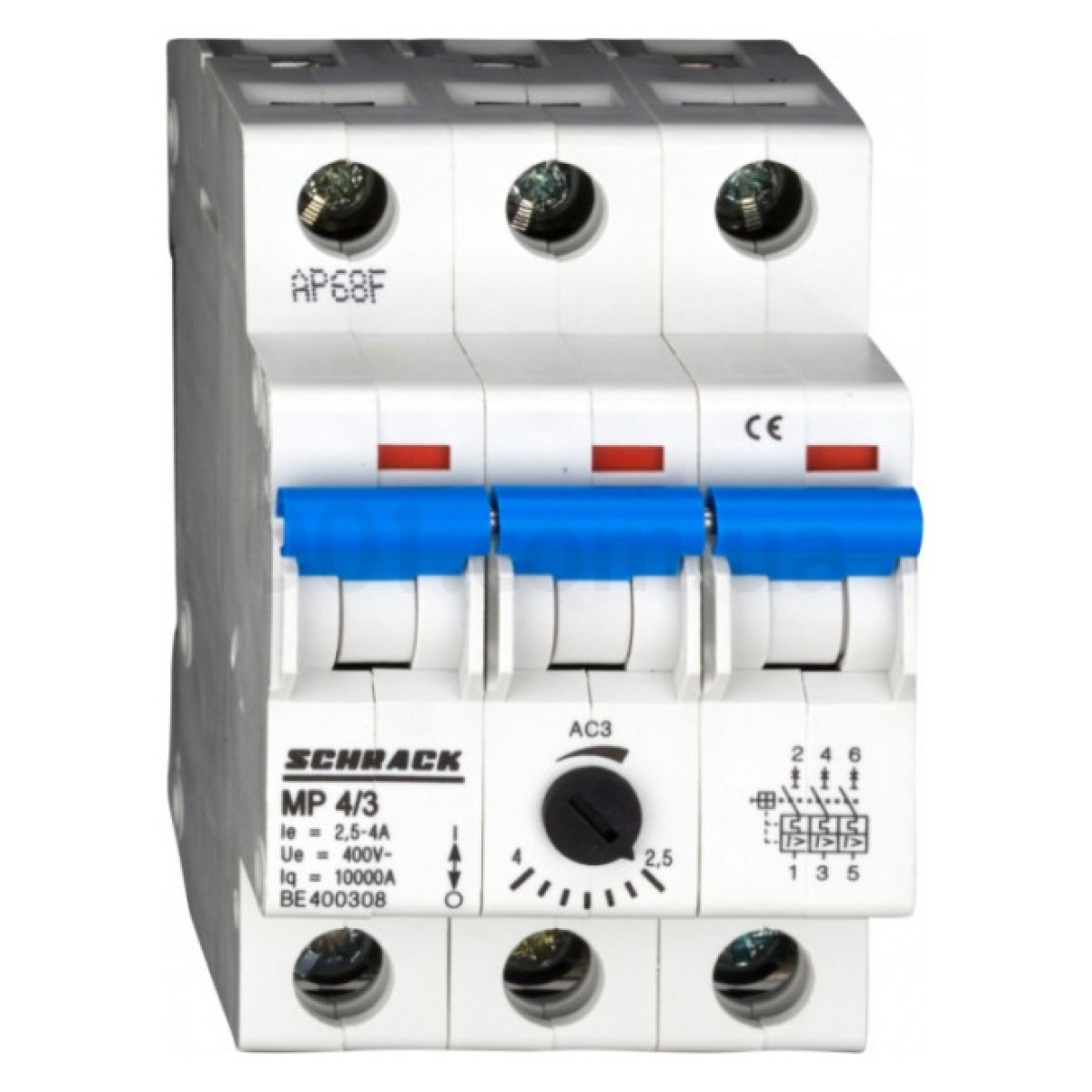 Автоматичний вимикач захисту двигуна (АВЗД) 2.5-4А MP (BE4), Schrack Technik 256_256.jpg