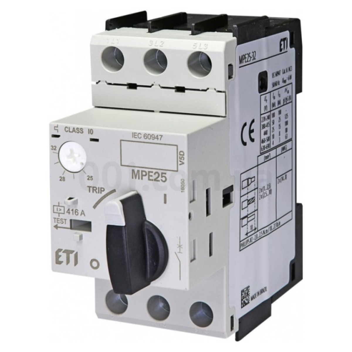 Автоматичний вимикач захисту двигуна MPE25-32 (25-32А), ETI 256_256.jpg