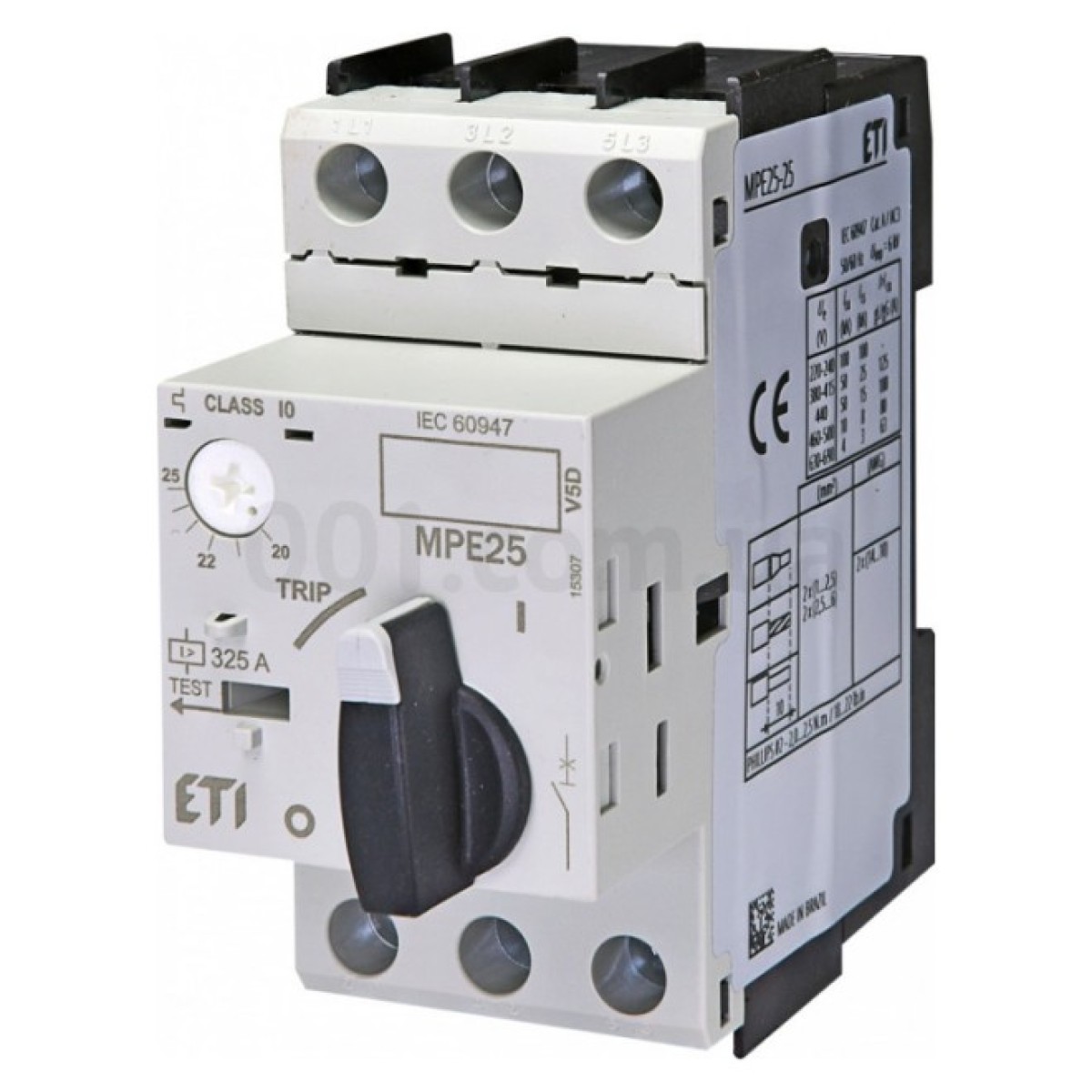 Автоматический выключатель защиты двигателя MPE25-25 (20-25А), ETI 256_256.jpg