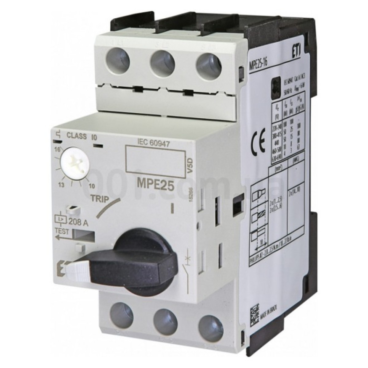 Автоматический выключатель защиты двигателя MPE25-16 (10-16А), ETI 256_256.jpg