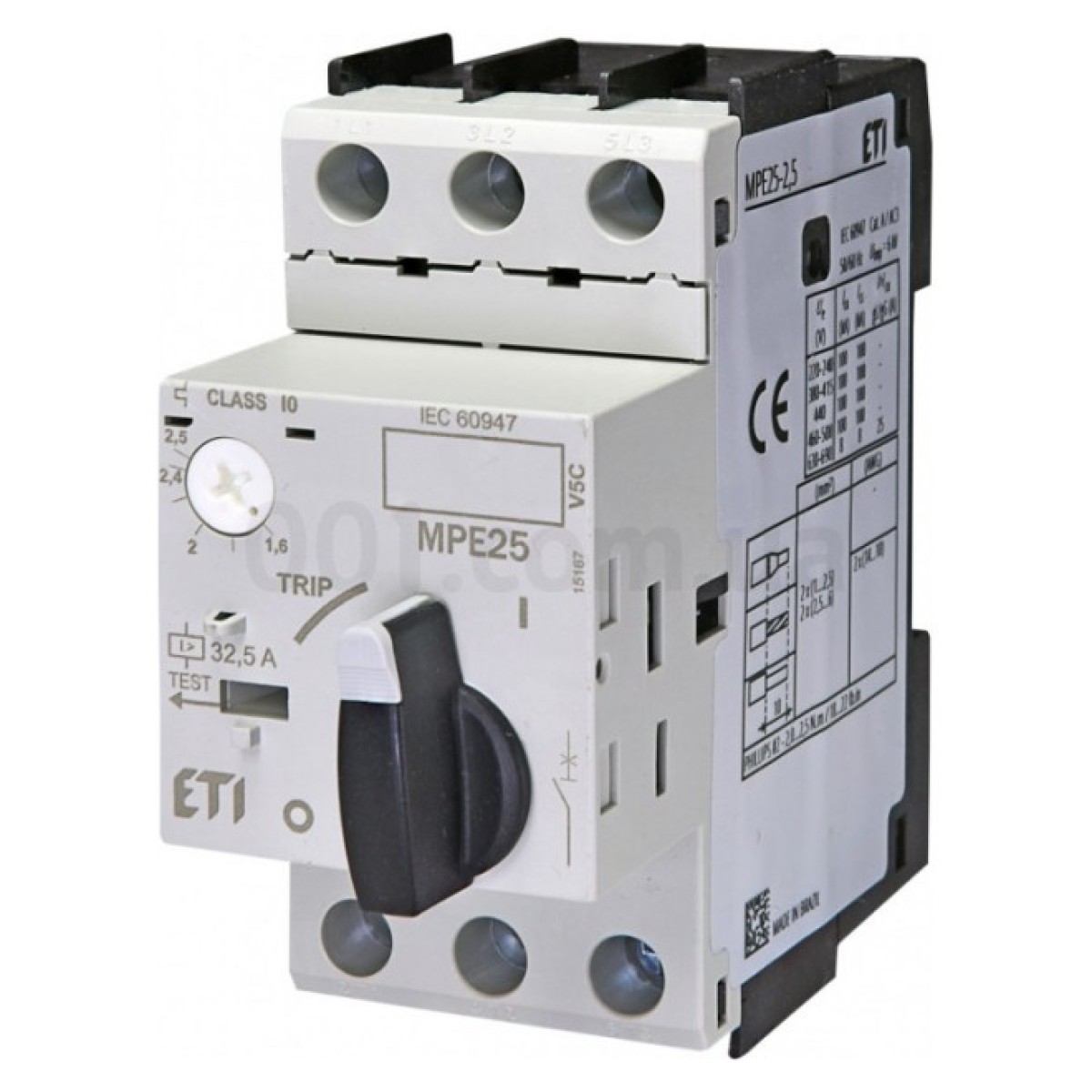 Автоматический выключатель защиты двигателя MPE25-2,5 (1,6-2,5А), ETI 256_256.jpg