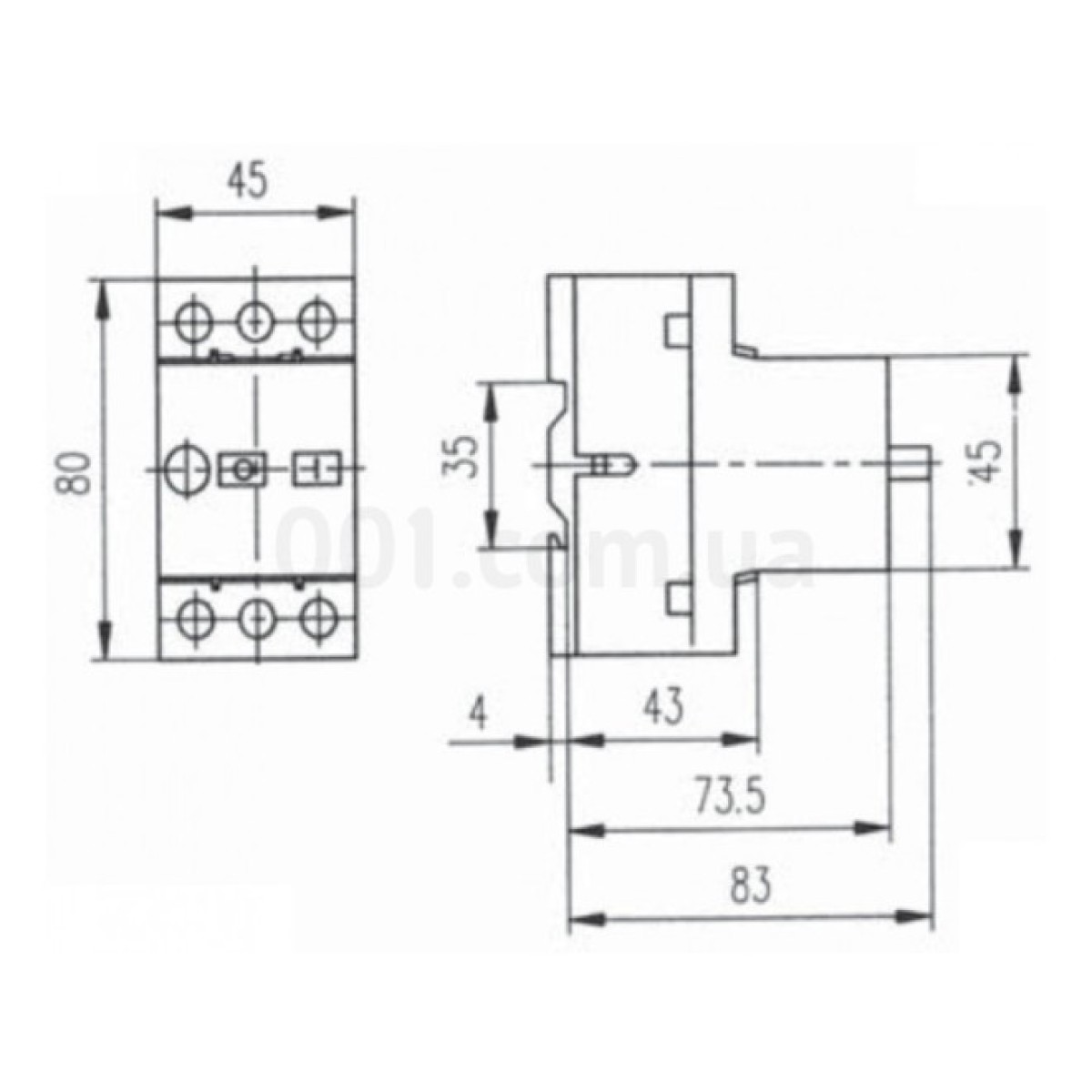 Автоматический выключатель защиты двигателя MS25-4 (2,5-4А), ETI 98_98.jpg - фото 4