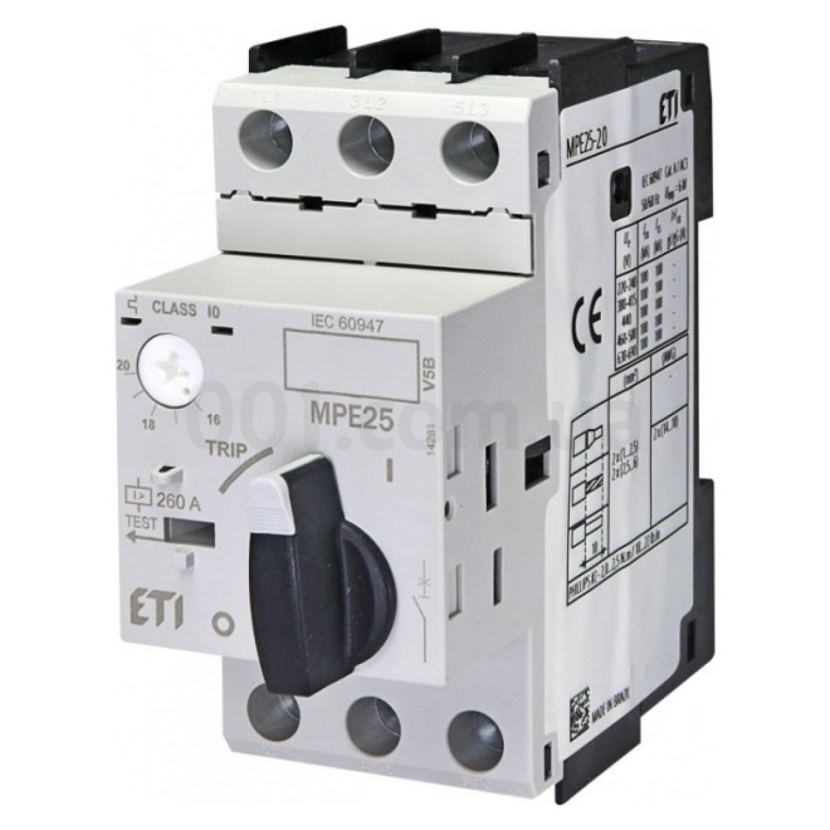 Автоматический выключатель защиты двигателя MPE25-20 (16-20А), ETI 256_256.jpg
