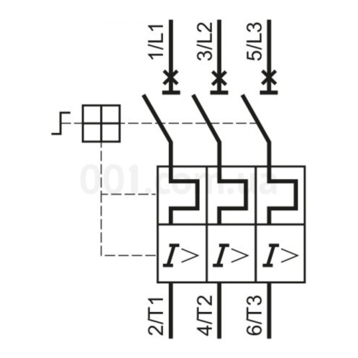 Автоматичний вимикач захисту двигуна TeSys GV3 70-80А, Schneider Electric 98_98.jpg - фото 4