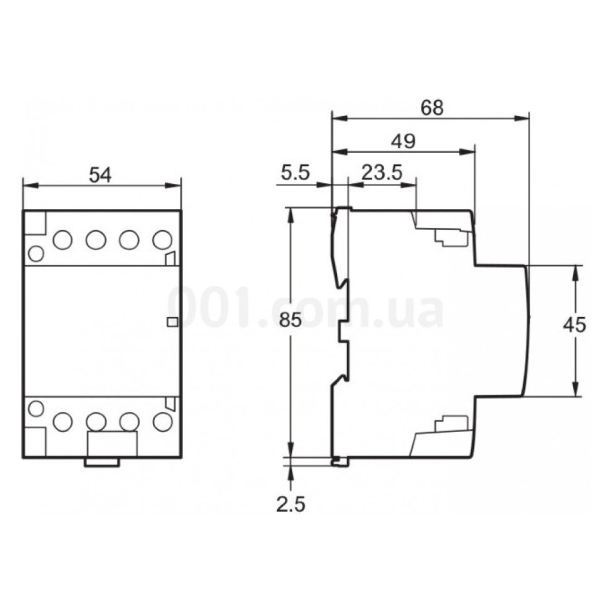 Контактор модульный iCT 63A 2НО+2НЗ 220/240В, Schneider Electric 98_98.jpg - фото 2