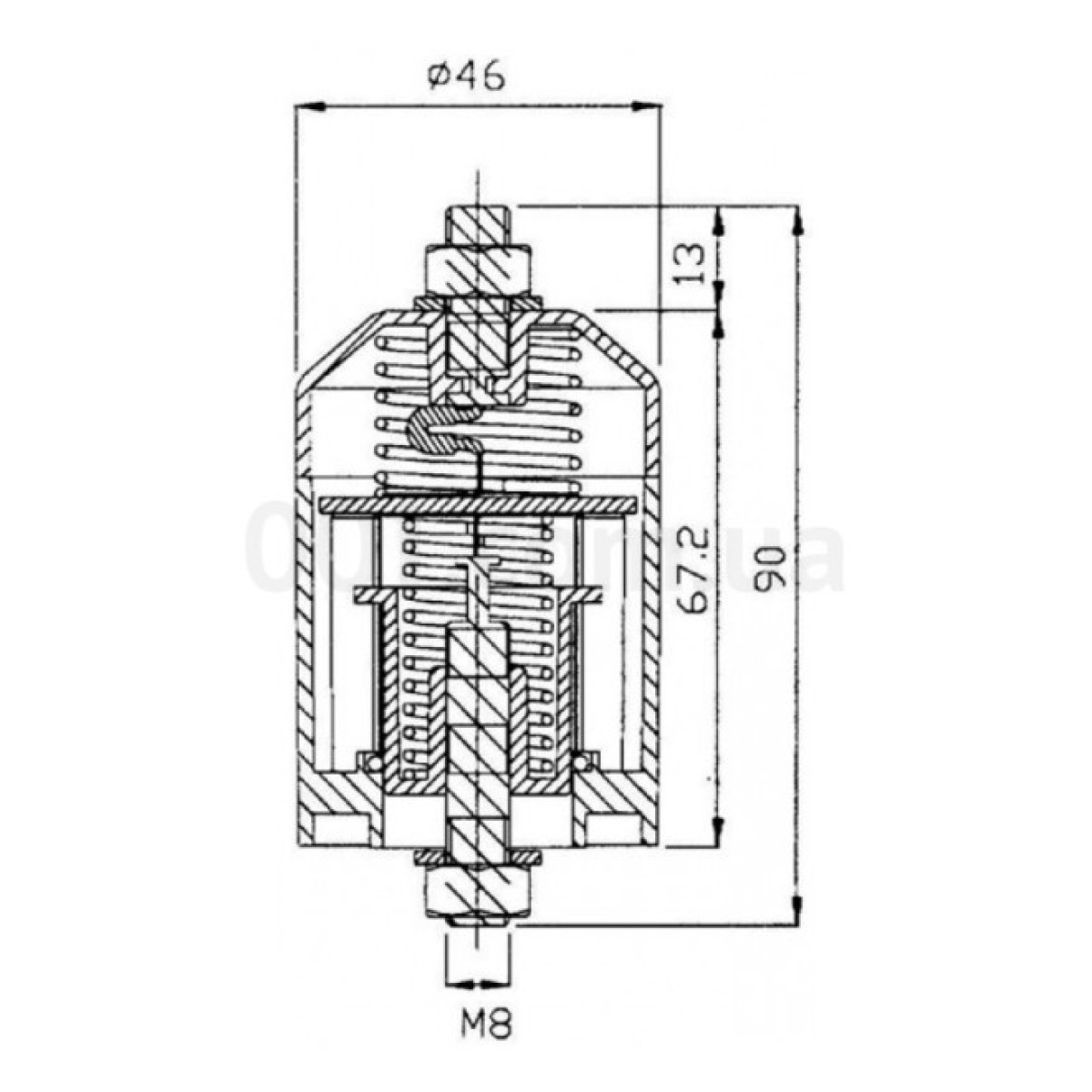 Обмежувач перенапруги ETITEC A 500/5/C-NO (5кА, 8/20), ETI 98_98.jpg - фото 2