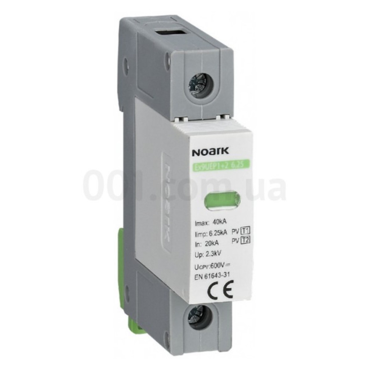 Обмежувач перенапруги Ex9UEP1+2 6.25 1P 750 EU клас 1+2 6,25кА 750V DC, NOARK 256_256.jpg