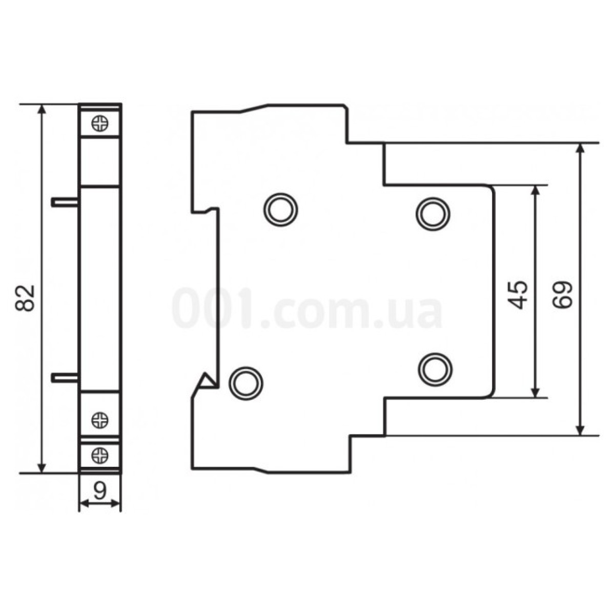 Додатковий контакт O+F 1НВ+1НЗ для MK-N, АСКО-УКРЕМ 98_98.jpg - фото 3