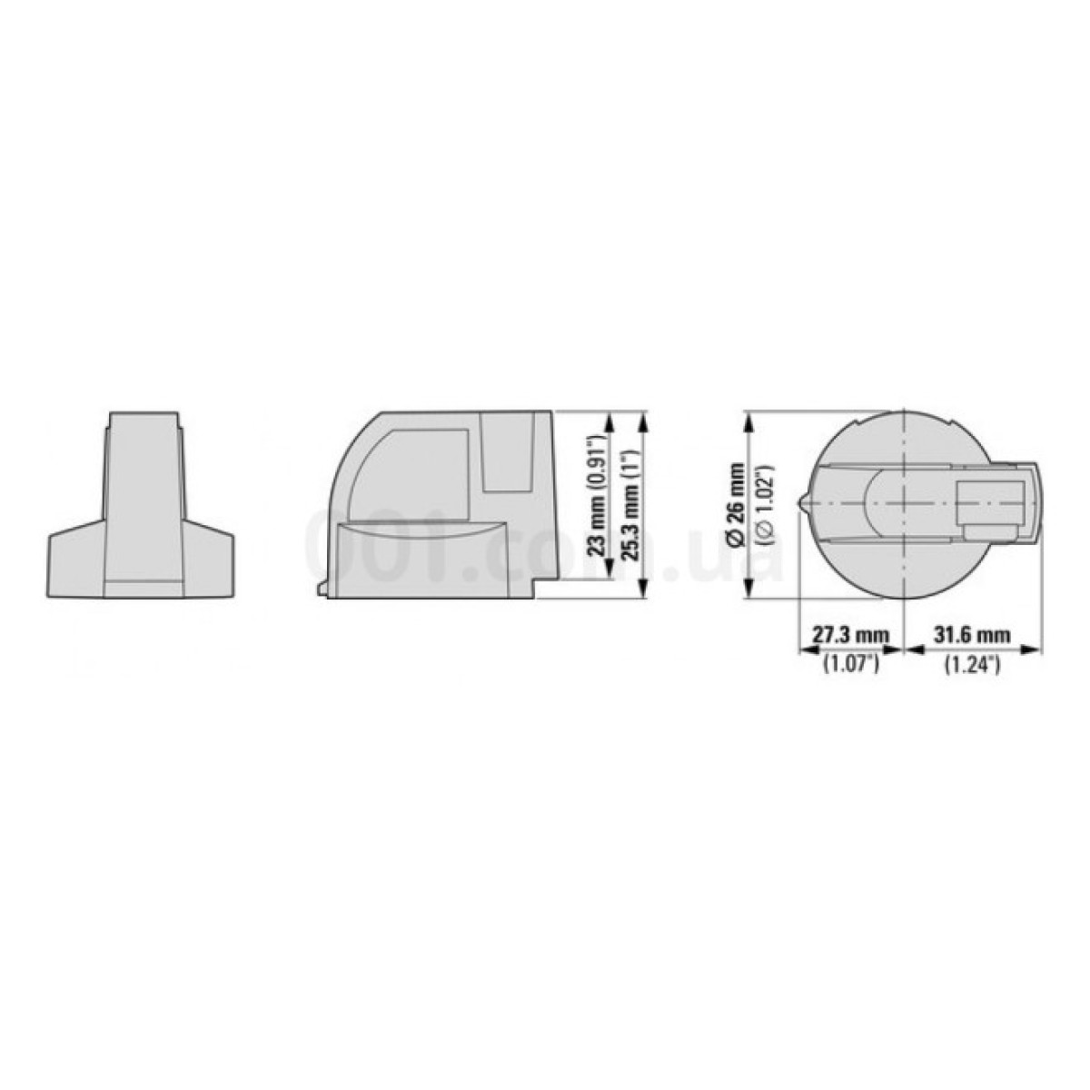 Поворотная ручка AK-PKZ0 с блокировкой к PKZM, Eaton 98_98.jpg - фото 2