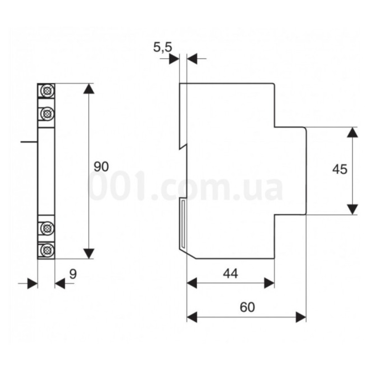 Контакт дополнительный 1НО+1НЗ для BR, Schrack Technik 98_98.jpg - фото 2