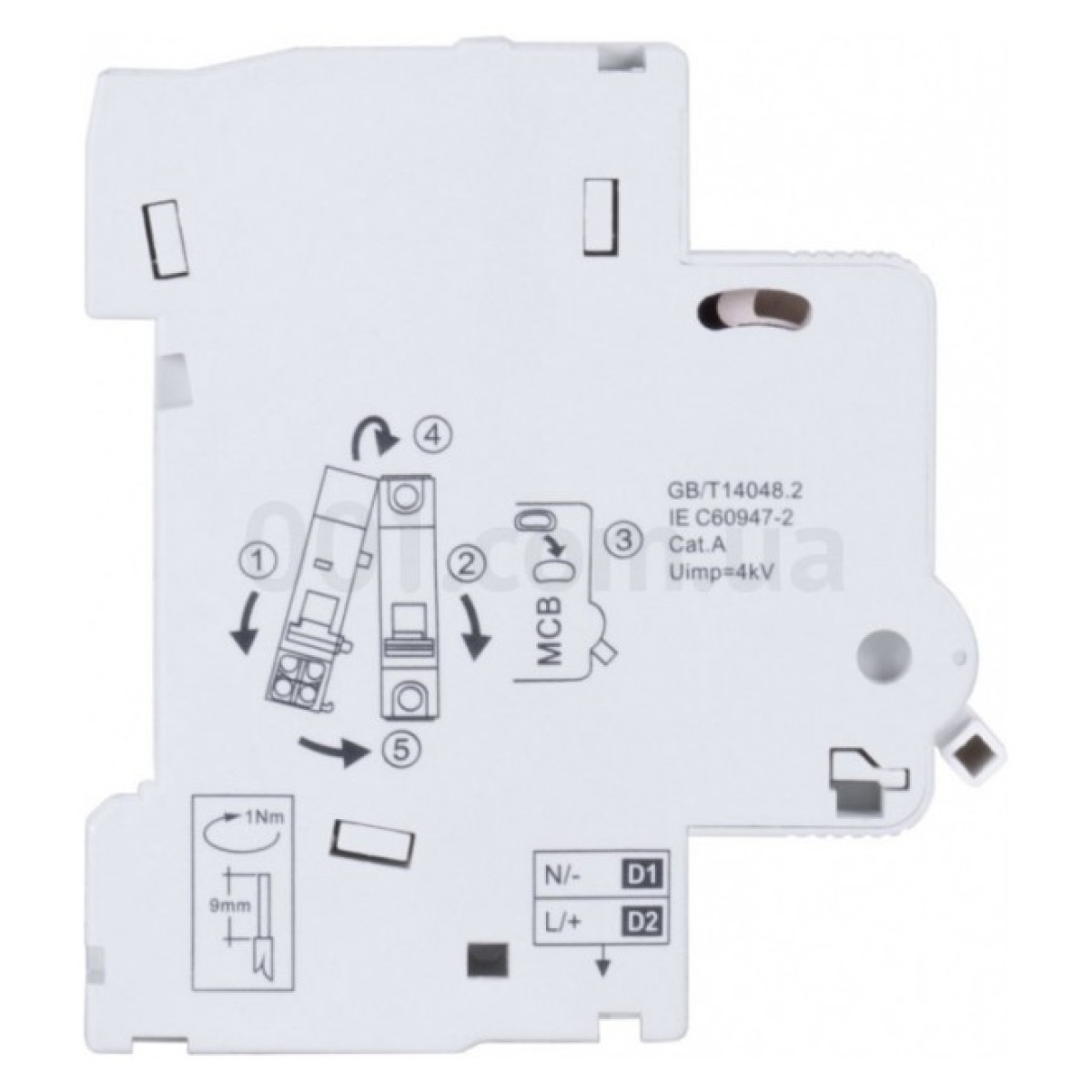Розчіплювач мінімальної напруги e.mcb.stand.60.uvt, E.NEXT 98_98.jpg - фото 6