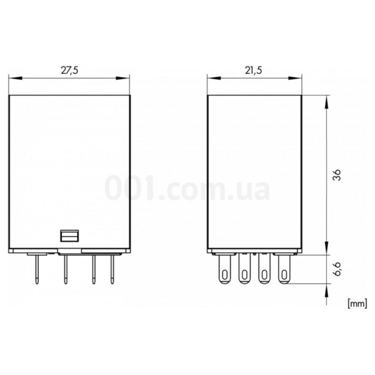 Реле миниатюрное 4CO 5А 230В AC, Schrack Technik 98_98.jpg - фото 3