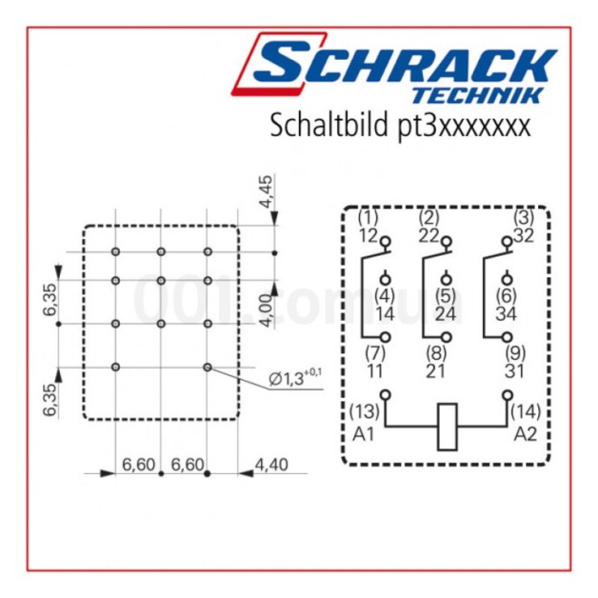 Реле промежуточное 3CO 10A 230В AC, Schrack Technik 98_98.jpg - фото 3