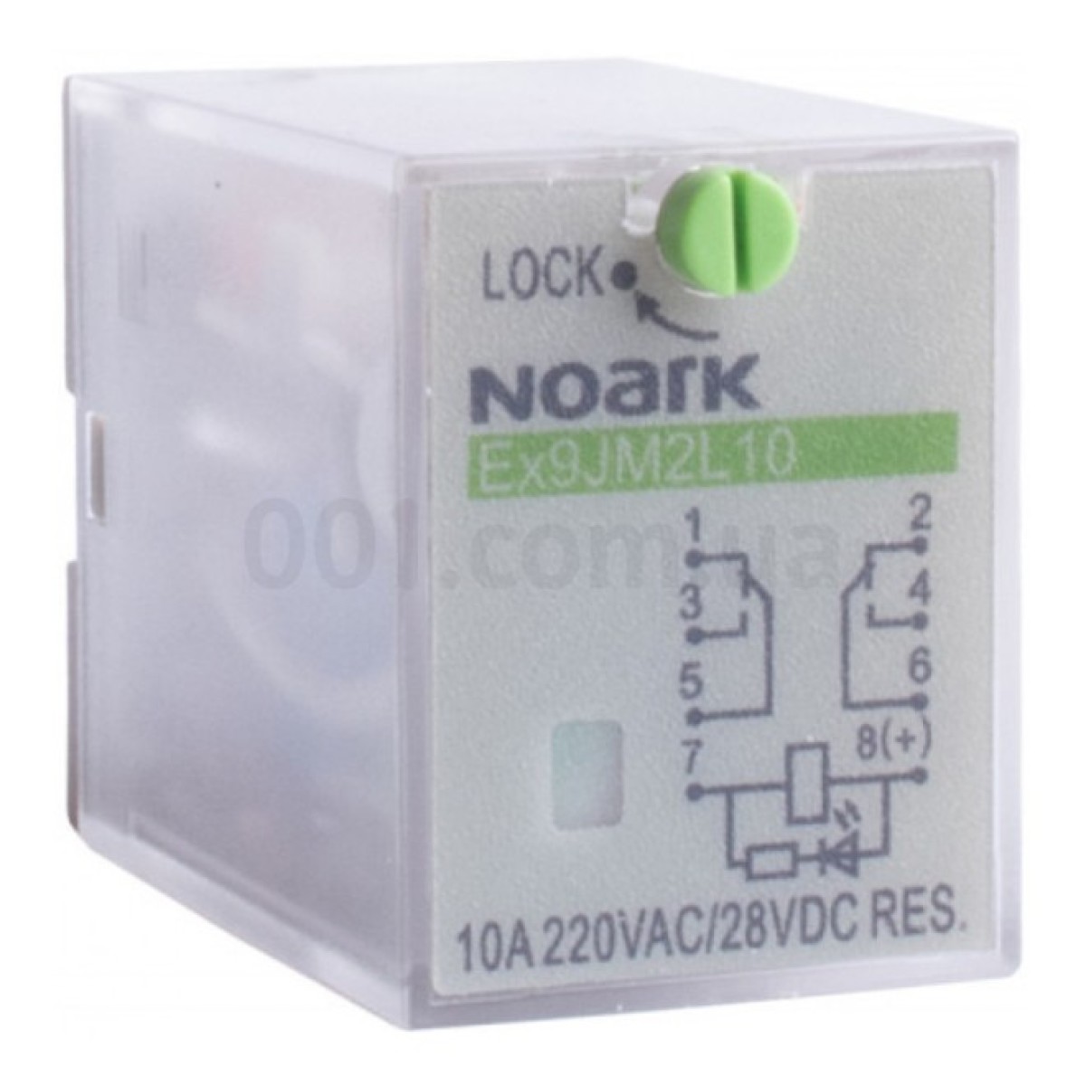 Реле проміжне Ex9JM2L10 12VDC 2CO 10A 12V/DC, NOARK 256_256.jpg