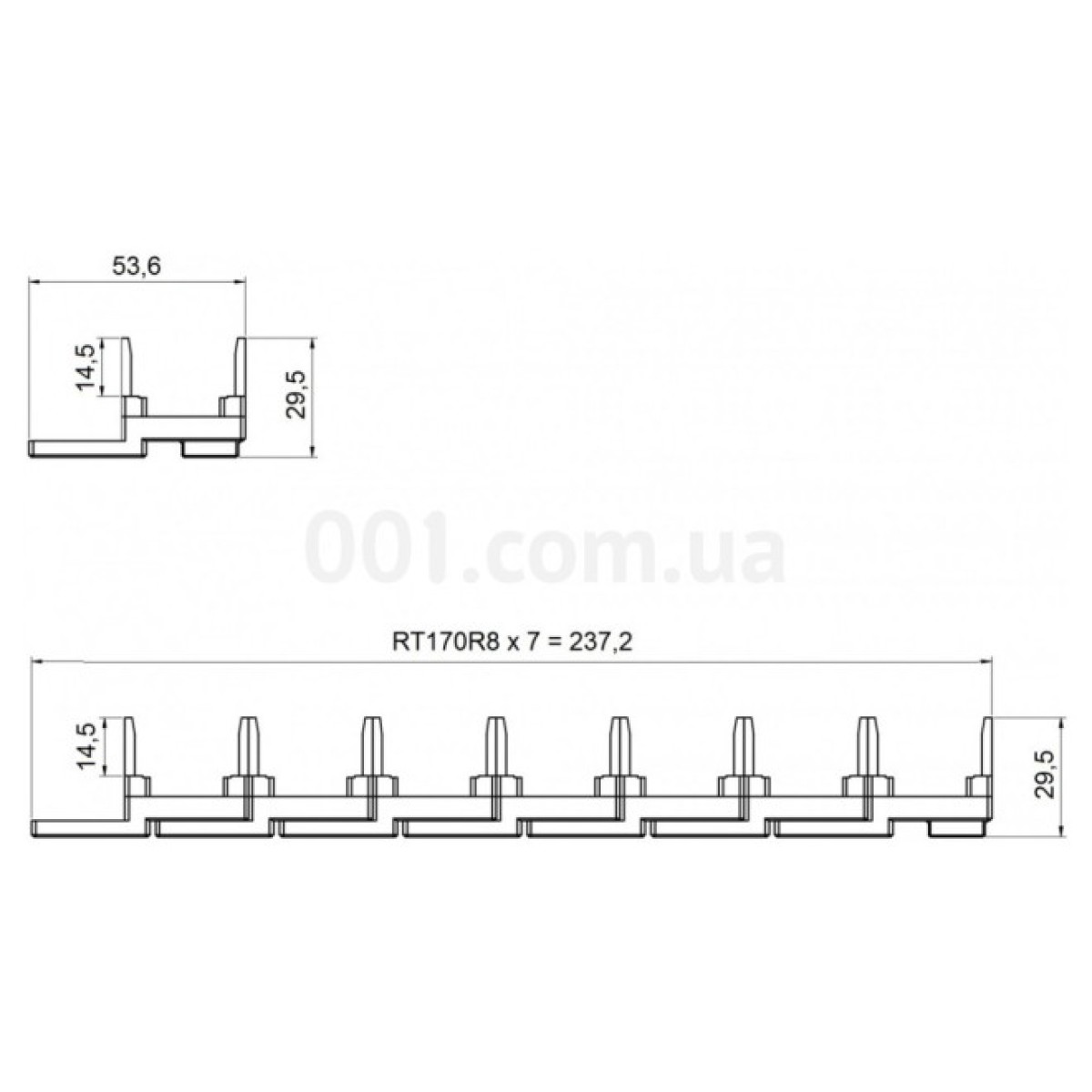 Перемычка на 8 гнезд YRT78xxx, Schrack Technik 98_98.jpg - фото 2