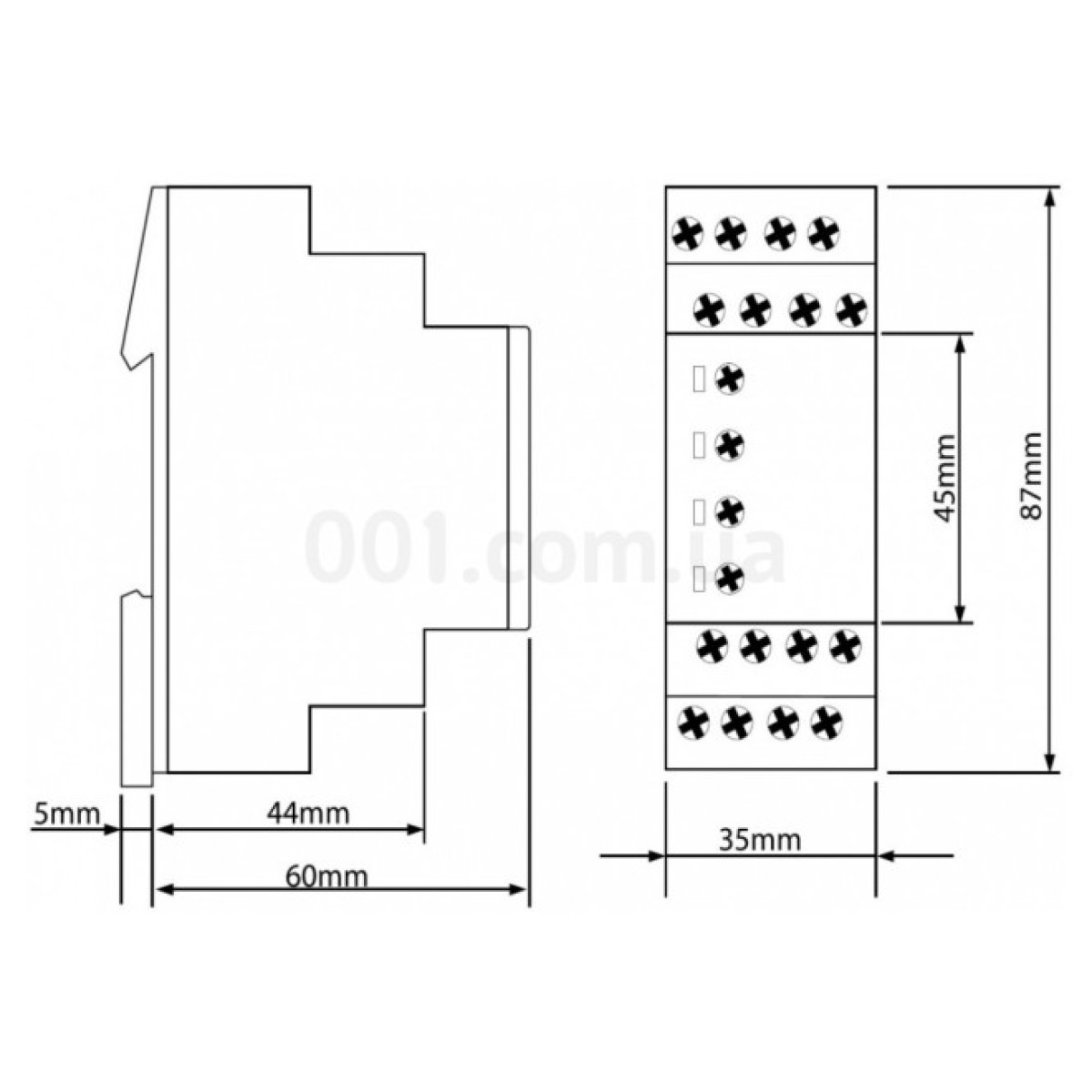 Реле часу багатофункціональне 12-240В AC/DC 2CO 8А 250В АС, Schrack Technik 98_98.jpg - фото 2