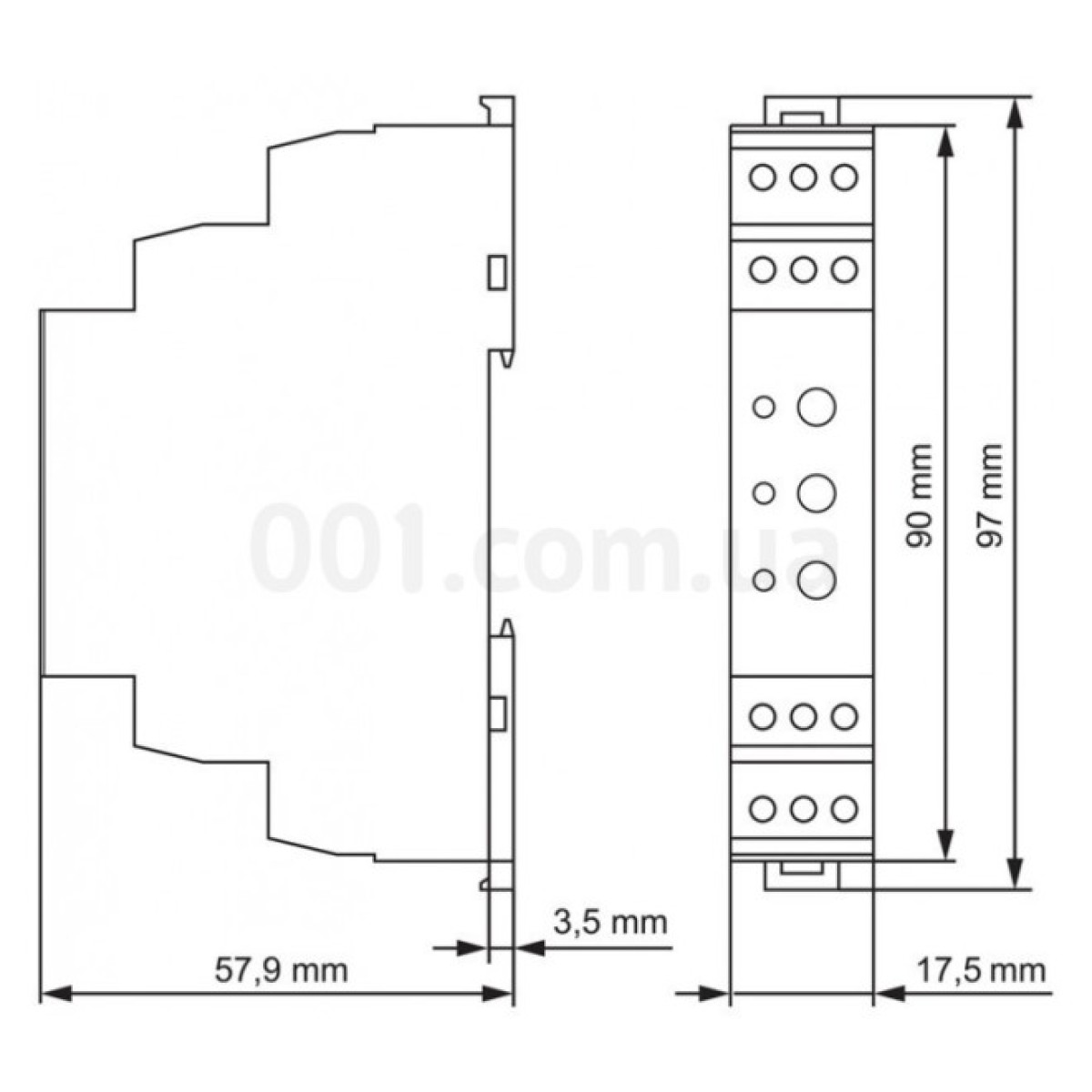 Реле часу AMPARO багатофункційне 24-48В DC / 24-240В AC 1CO 5A, Schrack Technik 98_98.jpg - фото 3