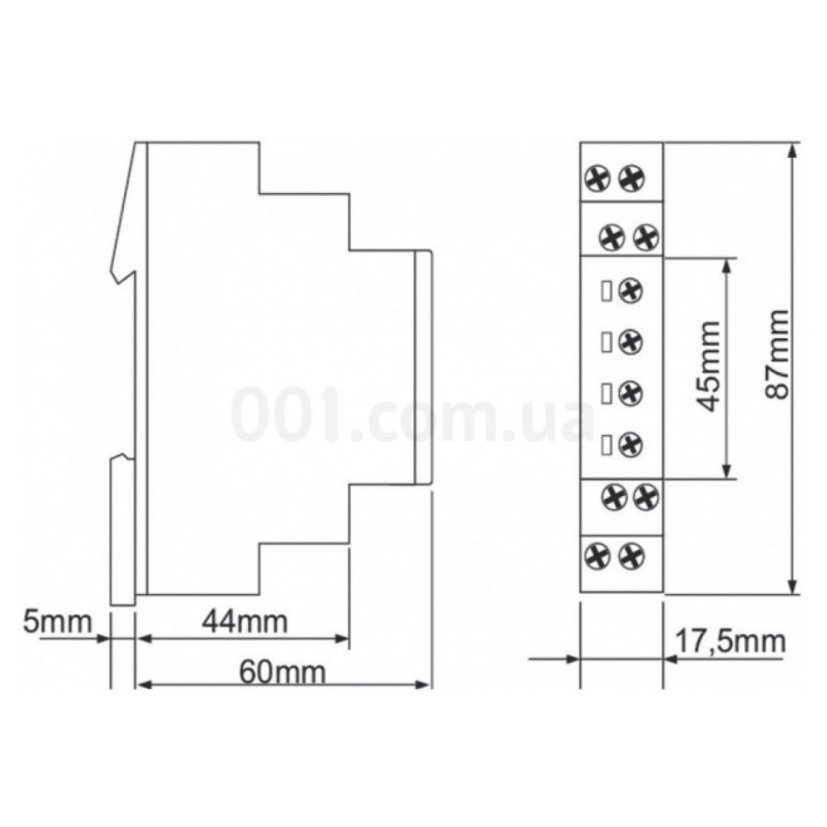 Реле часу багатофункціональне 12-240В AC/DC 1CO 8А 250В АС, Schrack Technik 98_98.jpg - фото 2