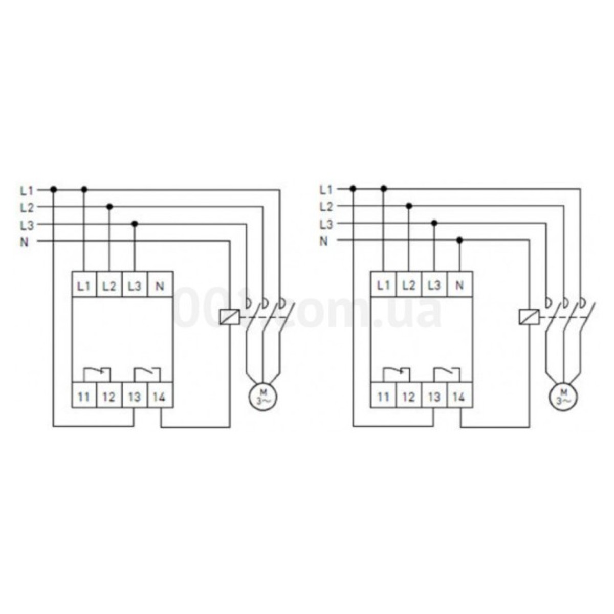 Реле контролю напруги трифазне на DIN-рейку регульоване e.control.v04m, E.NEXT 98_98.jpg - фото 6