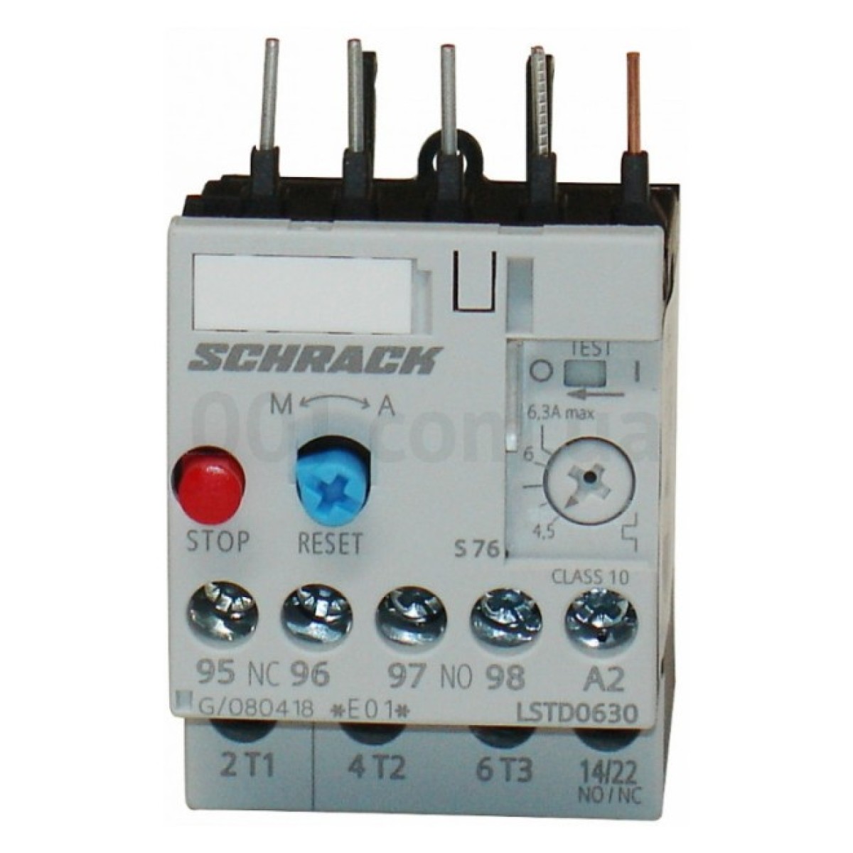 Реле электротепловое Ir=4.5-6.3A габарит 00, Schrack Technik 256_256.jpg