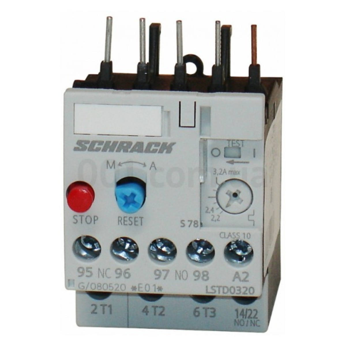 Реле электротепловое Ir=2.2-3.2A габарит 00, Schrack Technik 256_256.jpg