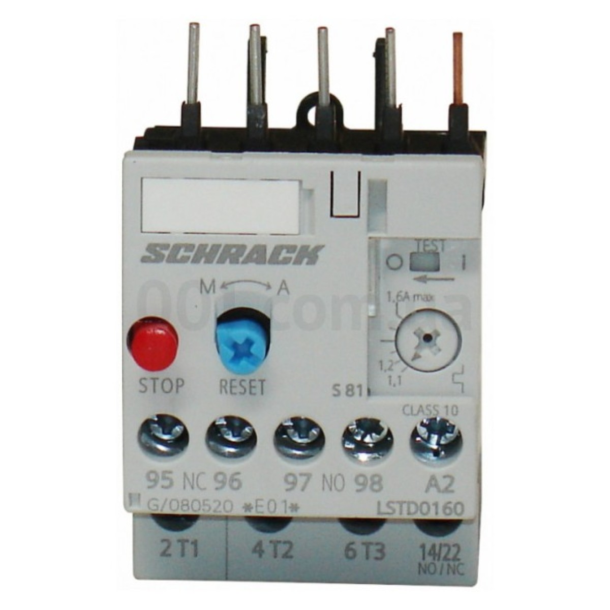 Реле электротепловое Ir=1.1-1.6A габарит 00, Schrack Technik 256_256.jpg