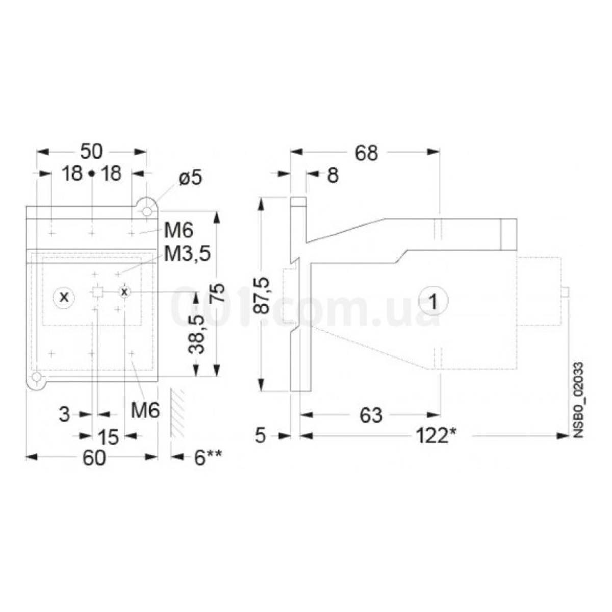 Теплове реле CES-RT3-105 (CES 65…105, Ir=88-105А), ETI 98_98.jpg - фото 2