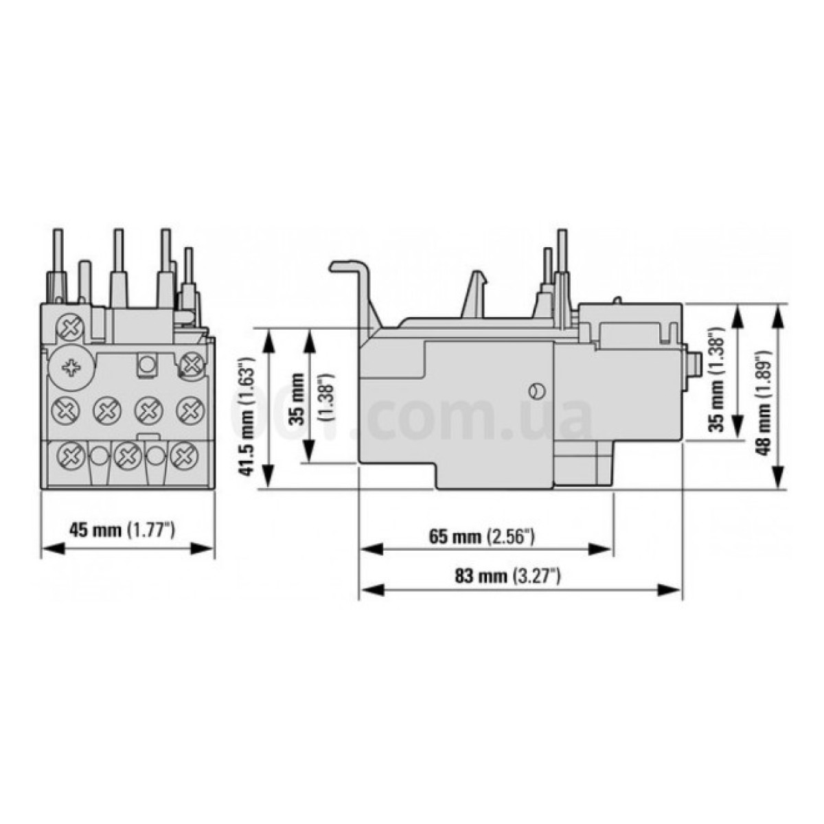 Реле електротеплове ZB32-16 Ir=12...16А для DILM17...38, Eaton (Moeller) 98_98.jpg - фото 4