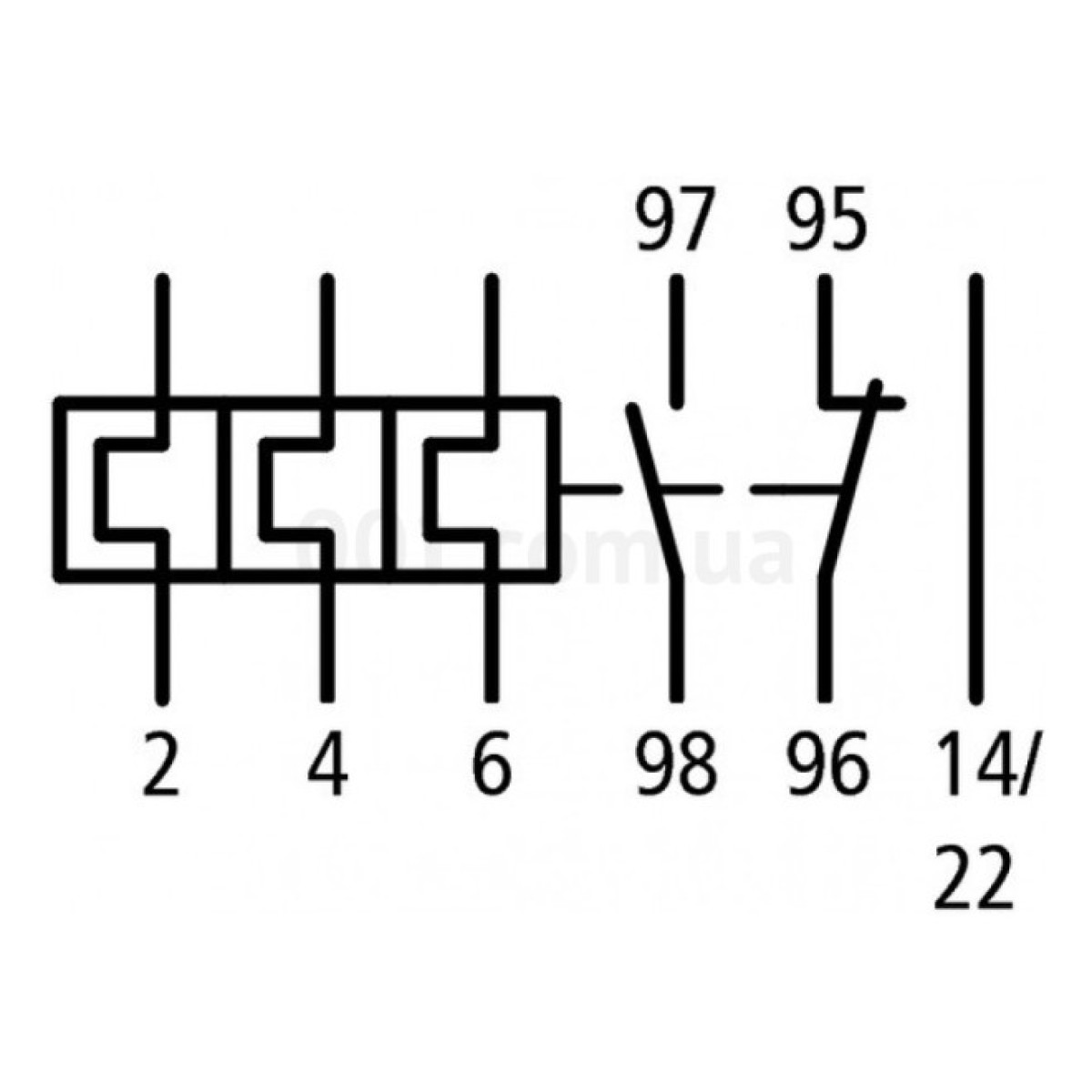 Реле електротеплове ZB32-32 Ir=24...32А для DILM17...38, Eaton (Moeller) 98_98.jpg - фото 6