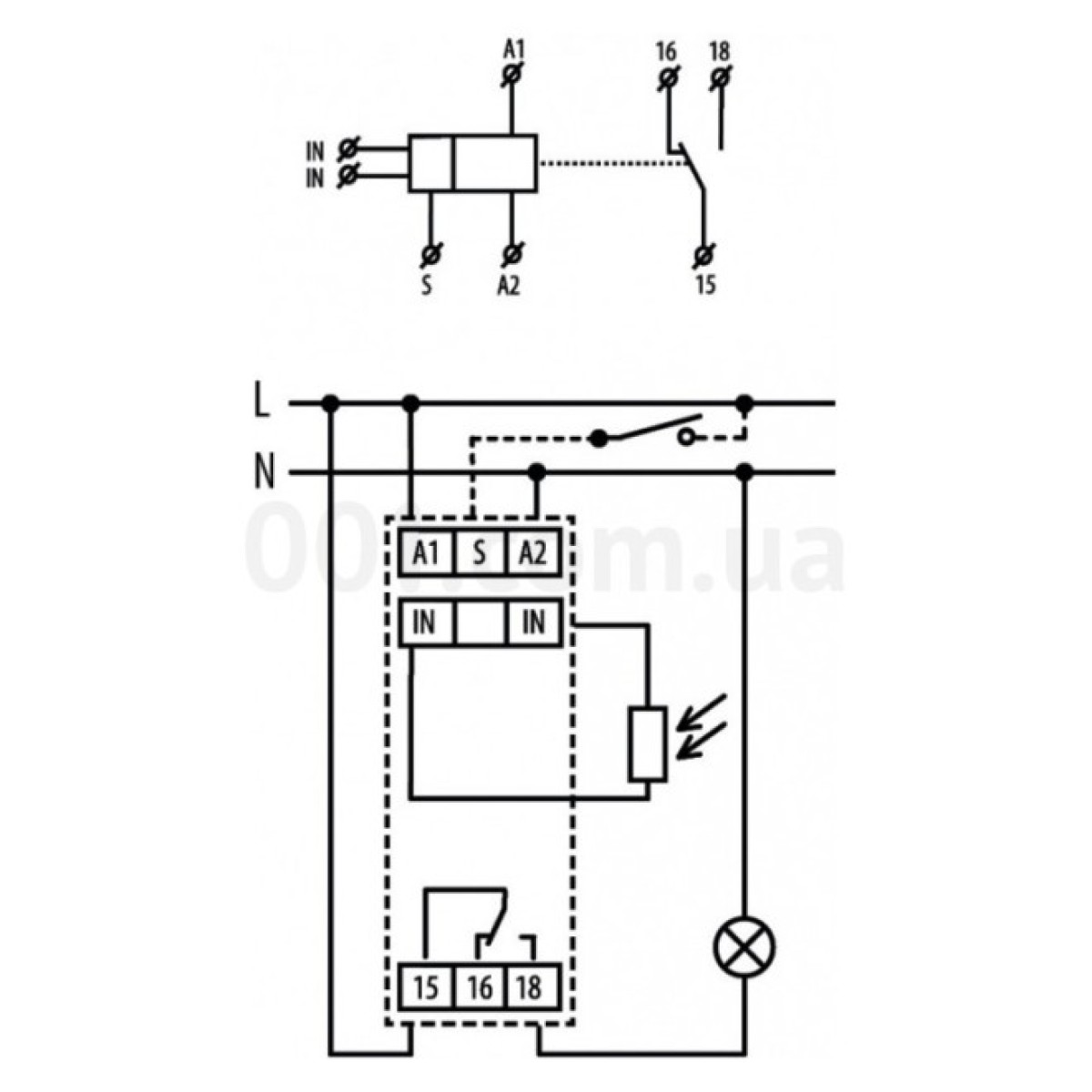 Реле сумеречное SOU-1 230V AC 16A, ETI 98_98.jpg - фото 3